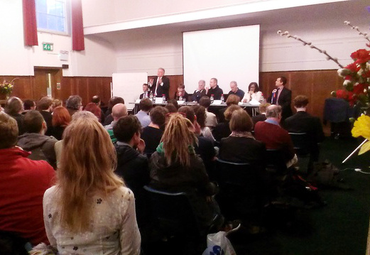 Brighton husting crowd